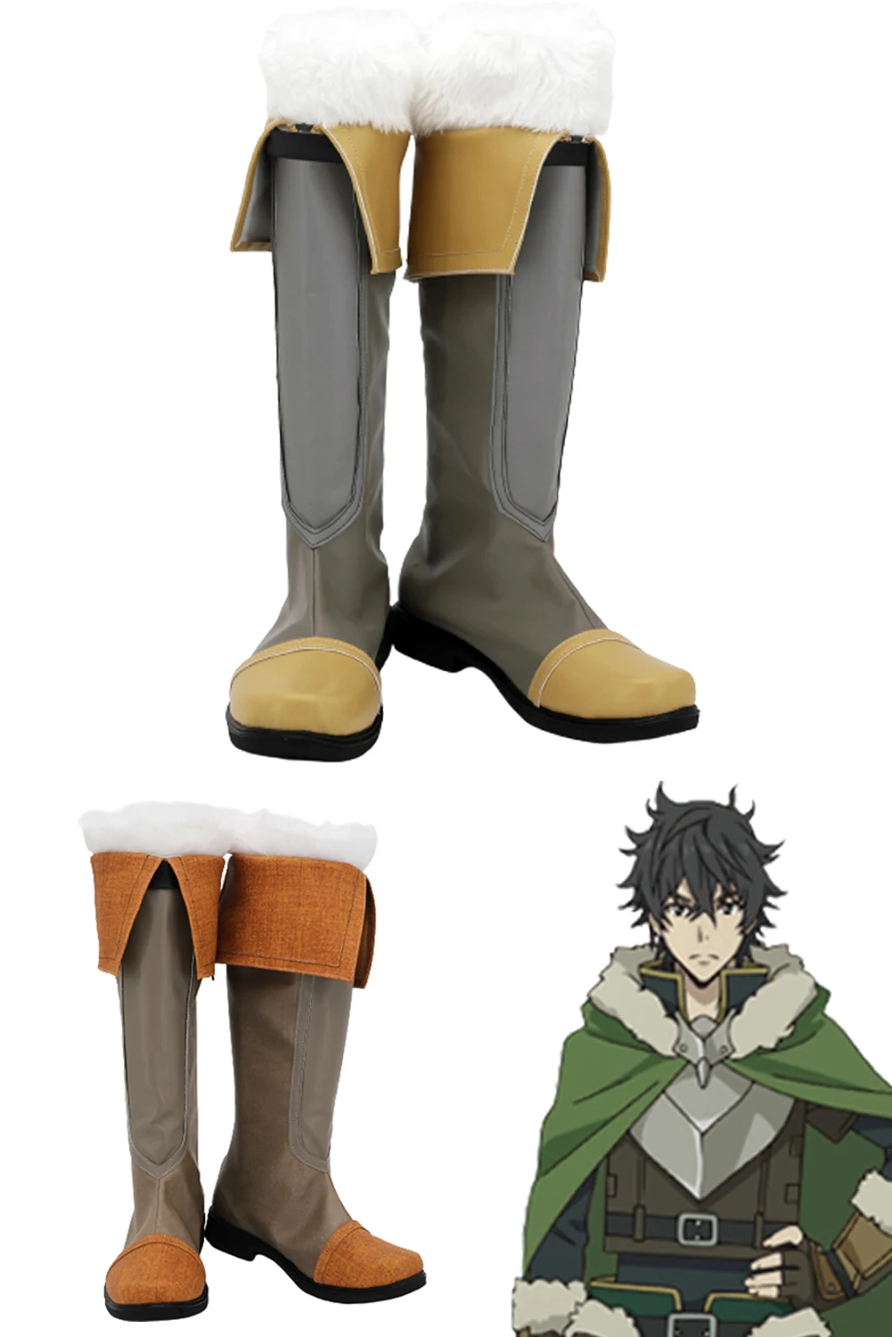 Фэнтезийная обувь Naofumi Iwatani мужские ботинки Fantasia для косплея аниме The Rising косплей