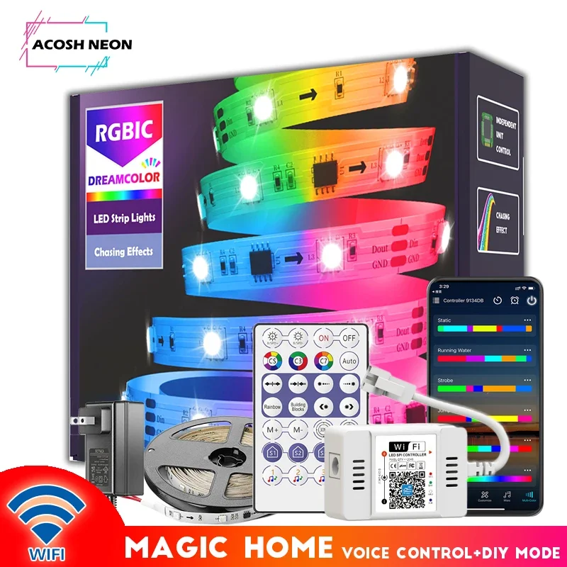 

Acosh neon RGBIC светодиодная лента 20 м