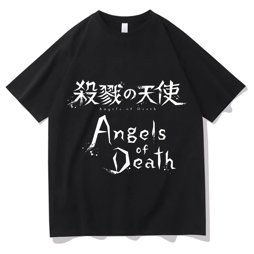 

New Anime Angels of Death Tshirt Caroon Rache Gardner Isaac Foster Graphic T-shirt Man Streetwear Unisex Harajuku T Shirts Tops