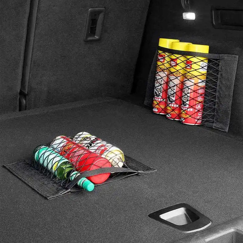 Car Trunk Box Storage Bag Net for Peugeot 206 207 208 307 308 2008 3008 407 5008 807 for Citroen C3 C4 C4 Picasso C8 Accessories images - 6