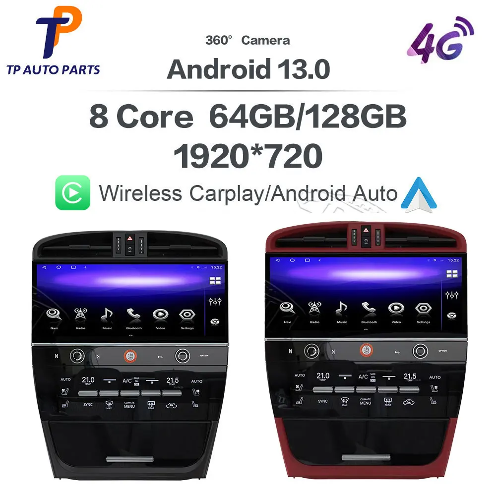 12 3 дюймов для Porsche Cayenne 2003-2008 интеллектуальная система Android автомобильное радио