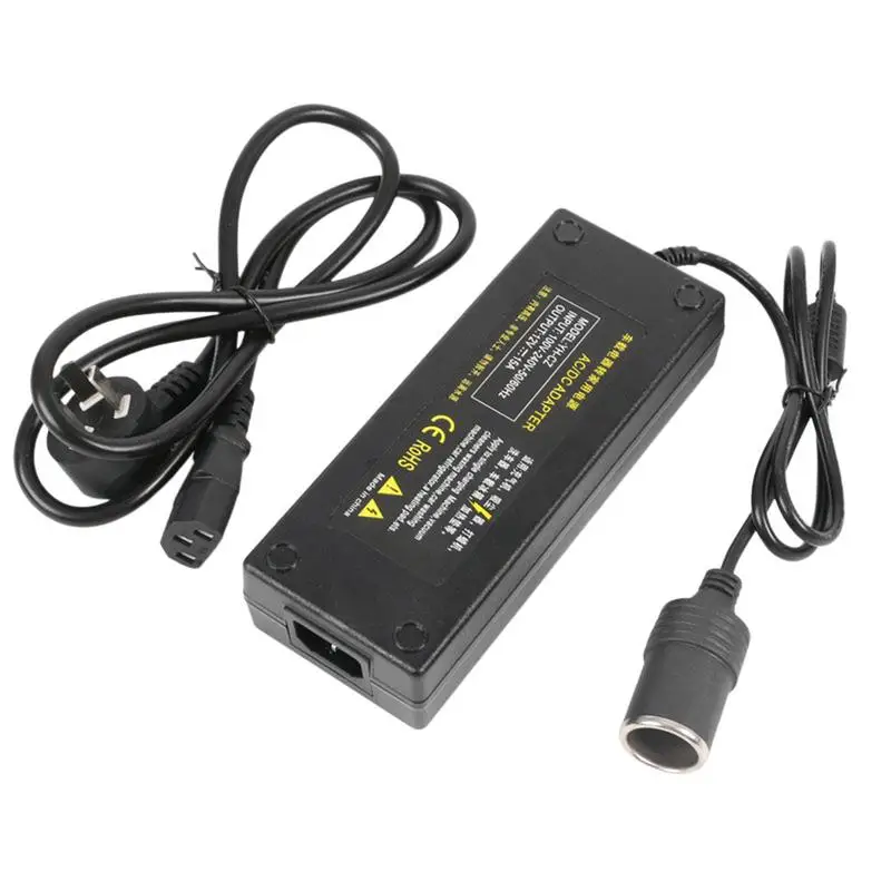 

Адаптер питания для автомобильного насоса, пылесоса, прикуривателя, 110-220 В переменного тока в 12 В постоянного тока, 6 А, 8 А, 10 А