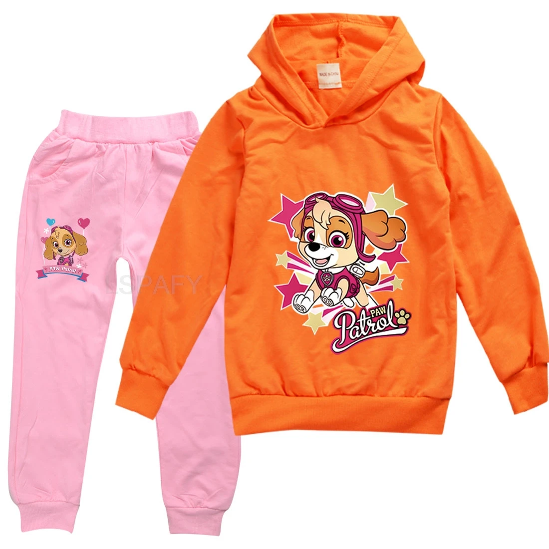 Толстовка с мультяшным принтом Щенячий патруль детская одежда забавный свитшот