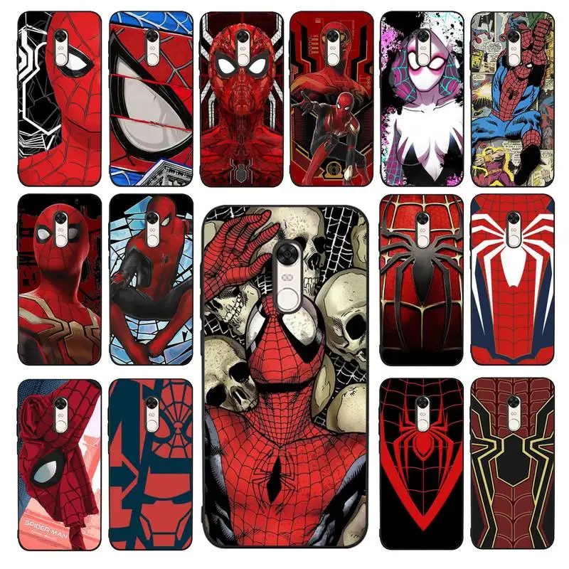 

Disney spider -man Phone Case for Redmi 5 6 7 8 9 A 5plus K20 4X 6 cover