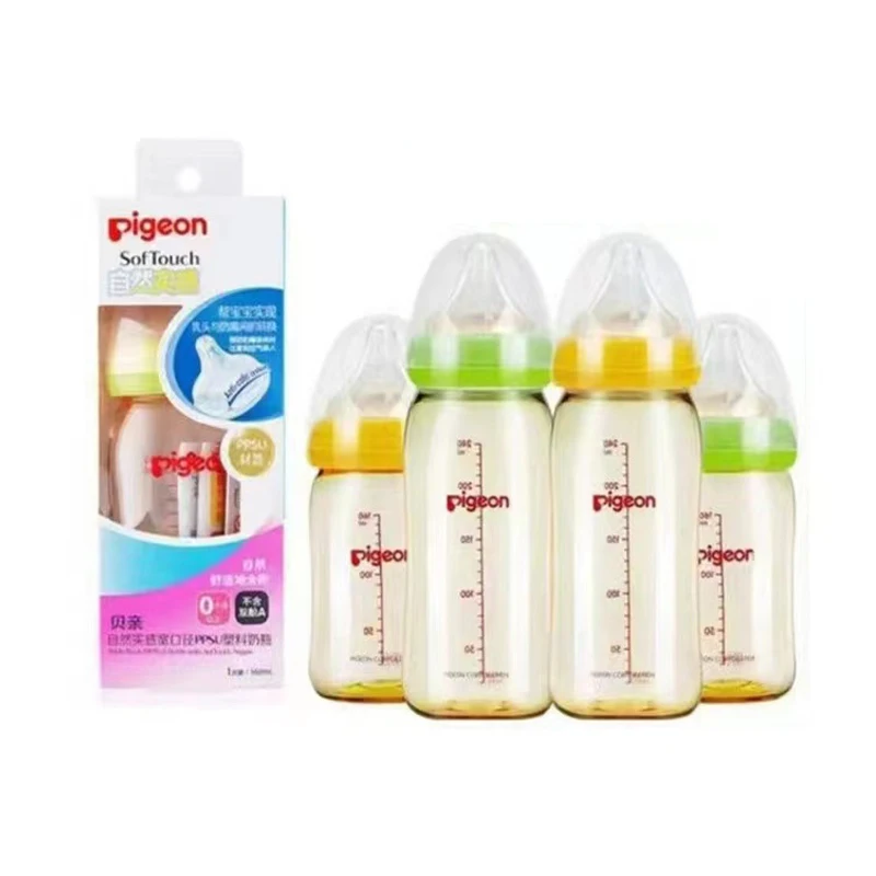 Pigeon Baby Bottle Breast Milk Solid PPSU Bottle 160ml 240ml