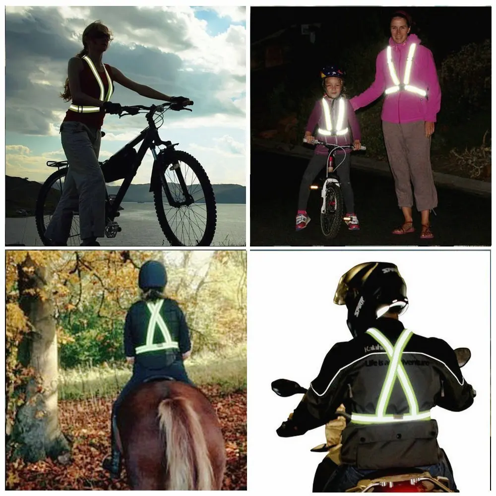 Светоотражающий жилет безопасности поясные полосы для строительства дорожного