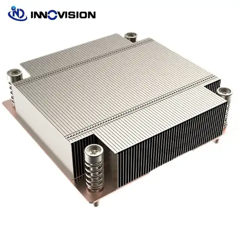 Новинка, пассивный радиатор ЦП 1U для компьютера, Высота 25,5 мм, с пластиной для замачивания VC, для Intel LGA1700, размер 78x78 мм, шаг между отверстиями ...