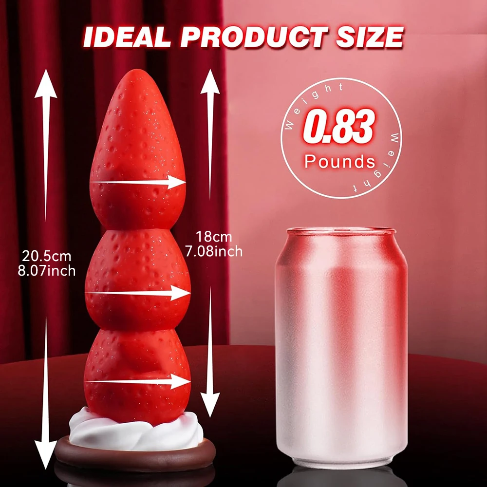 Женский милый силиконовый большой анальный штекер Monster Анальная пробка Узел