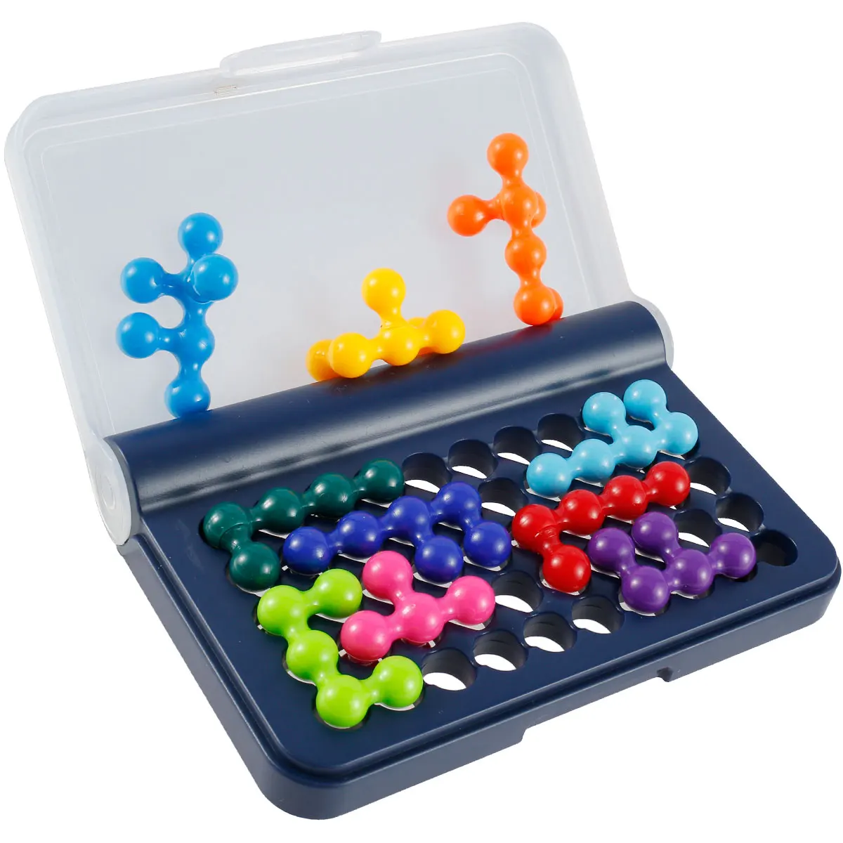 

new SmartGames IQ Six Pro Portable Smartgames IQ Puzzler Pro ABS Brain Building Game Travel Smart Game Logic Cognitive Skill IQ
