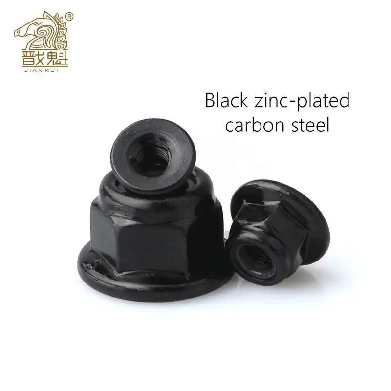 

2/10x M3 M4 M5 M6 M8 M10 M12 Черный углеродистый 304 A2-70 Шестигранный фланец из нержавеющей стали Нейлоновая вставка Стопорная гайка Самоблокирующаяся нейлоновая контргайка