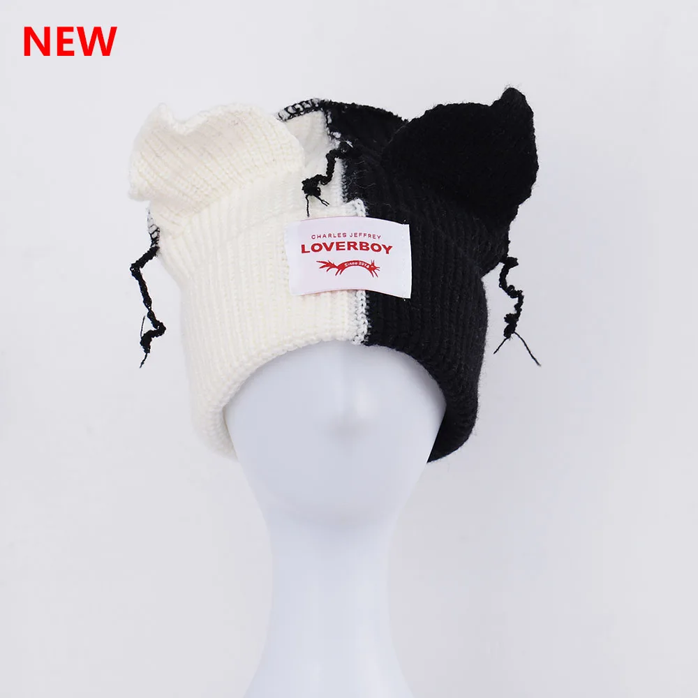 Dianjie вязаная шапка с кошачьими ушками