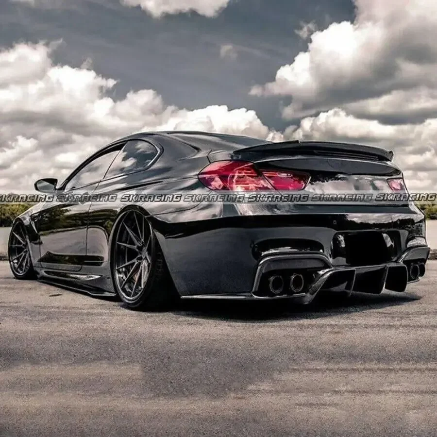 2 шт. задний диффузор из углеродного волокна для BMW F06/F12/F13/M6 2013-2018