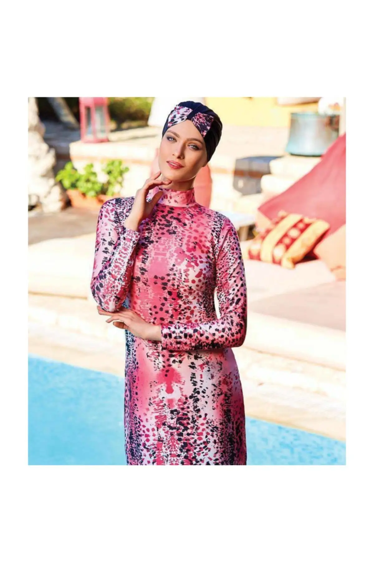 

New Burkinis Muslim Swimwear Modest Summer Clothing Long Sleeve Swimming Hijab Sport Islamic Swimsuit Bathing Suit Suit