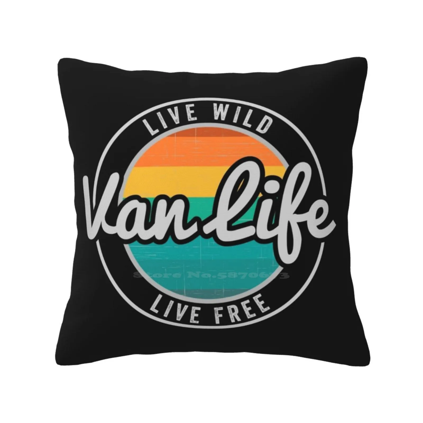 Наволочка для автомобильной подушки Vanlife