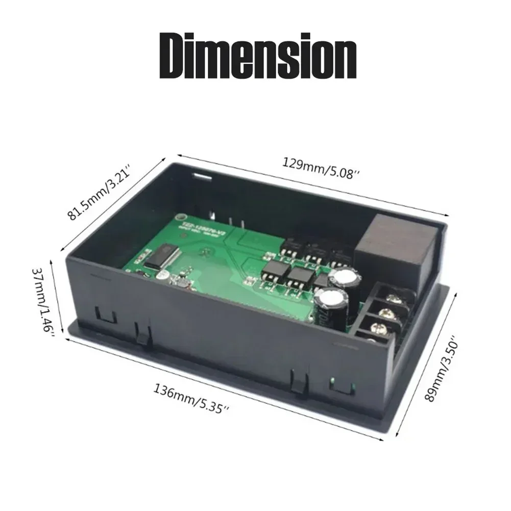 Цифровой ШИМ-контроллер скорости двигателя 12 В 24 в 36 48 постоянного тока прямой и