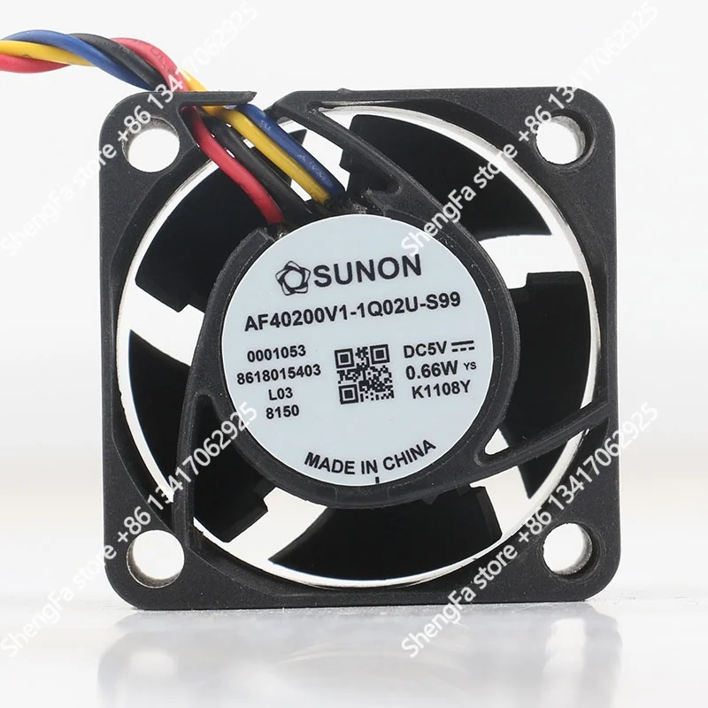 Фото Новый вентилятор охлаждения SUNON Precision AF40200V1-1Q02U-S99 4020 40X40X20MM 12V 24V 48V DC5V 0.66W 4CM №2