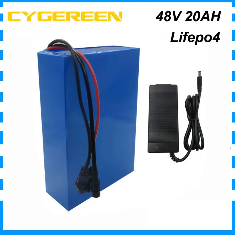 

48V 20AH 16S 500W Lifepo4 Scooter Ebike Battery Pack 51.2V 12AH 25AH 30AH 1000W Electric Bike Bicycle 32700 Bateria with 30A BMS