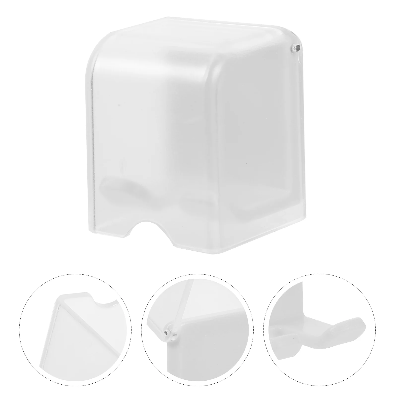 

4 Pcs Holder Wall Mount Electric Teeth Brushes Storage Box Mounted Punch Free Plastic Brushing