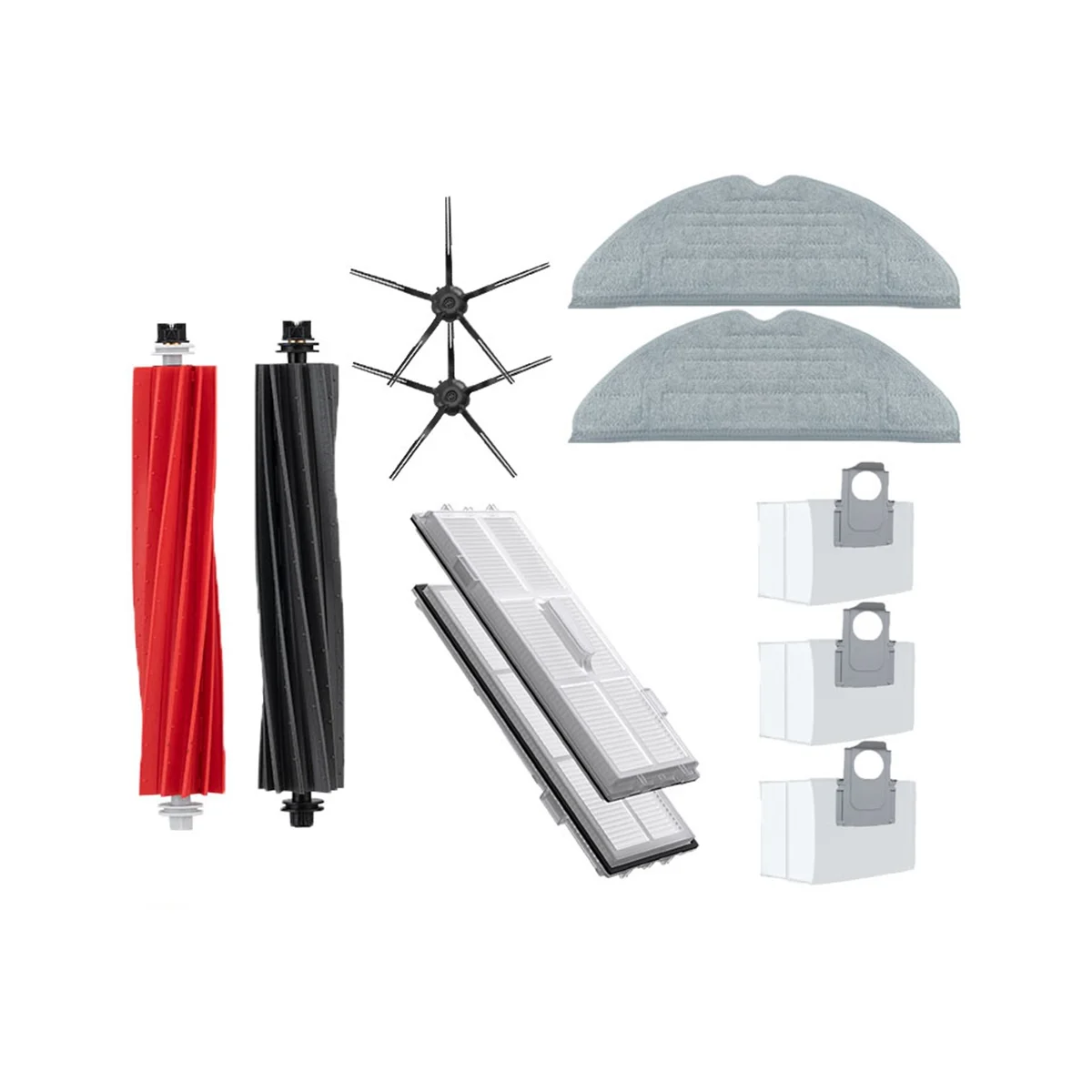 

For Roborock S8 S8 Pro Ultra S8+ Spare Parts DuoRoller Main Side Brushes Mop Cloths HEPA Filters Dust Bags Accessories