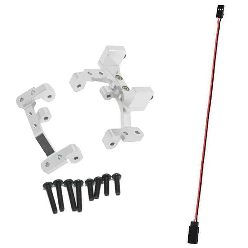 

2 комплекта запчастей для радиоуправляемых автомобилей: 1 набор 150 мм удлинитель сервопривода, кабель JR и 1 комплект металлических тяговых ст...