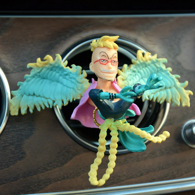 Anime One Piece Car Air Outlet Fragrance Decoration Nica Luffy Zoro Nami Action Figure Figurine Model Ornamen Car Aromatherapy images - 6