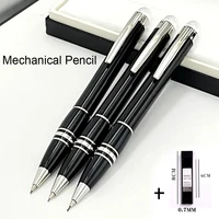 mss crystal head msk 163 black resin luxury mb pencil office classic stationery writing smooth with serial number and refill