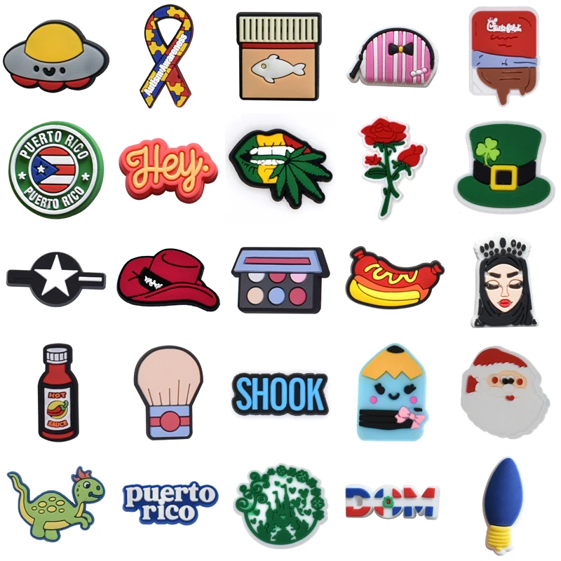 

Gifts Women Charm Para Pins Decorations for Crocs Men Shoe Charms Girl Kids Wholesale Bulk Packs Shoes Accessories Set Jeans Boy