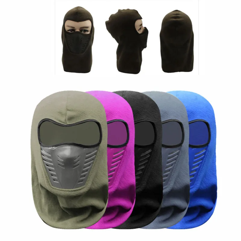 

Winter Warm Fleece Motorcycle Face Mask Anti-dust Waterproof Windproof Motorcycle Full Face Mask Motorbike Cycling Bike Mask
