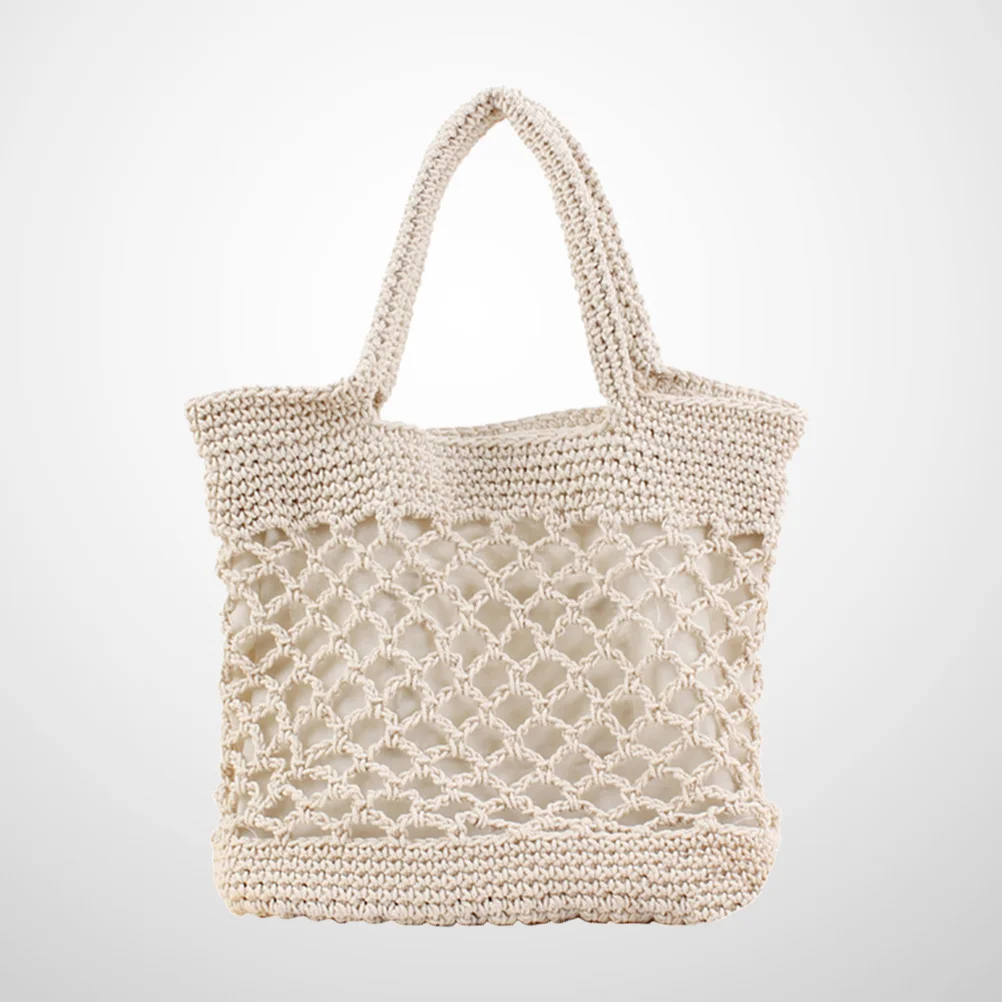 

Сумка на плечо, пляжная сумка, летняя женская сумка-тоут из искусственного хлопка, клатч через плечо, сумки ручной вязки, ведра, одежда