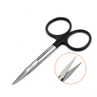 youqun black handle stainless steel double eyelid tool medical scissors nano traceless embedding wire scissors open eye fine bea