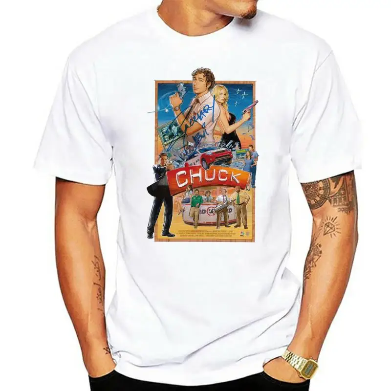 

Chuck Tv Poster T-Shirt Short Sleeve Exclusive Size S-2Xl High Quality Casual Printing Tee Shirt