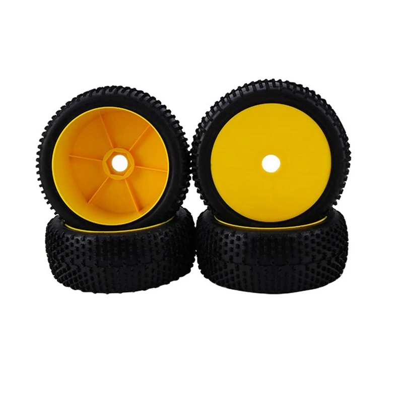 4 шт. 17 мм шестигранные 1/8 RC внедорожные багги автомобильные резиновые шины обод