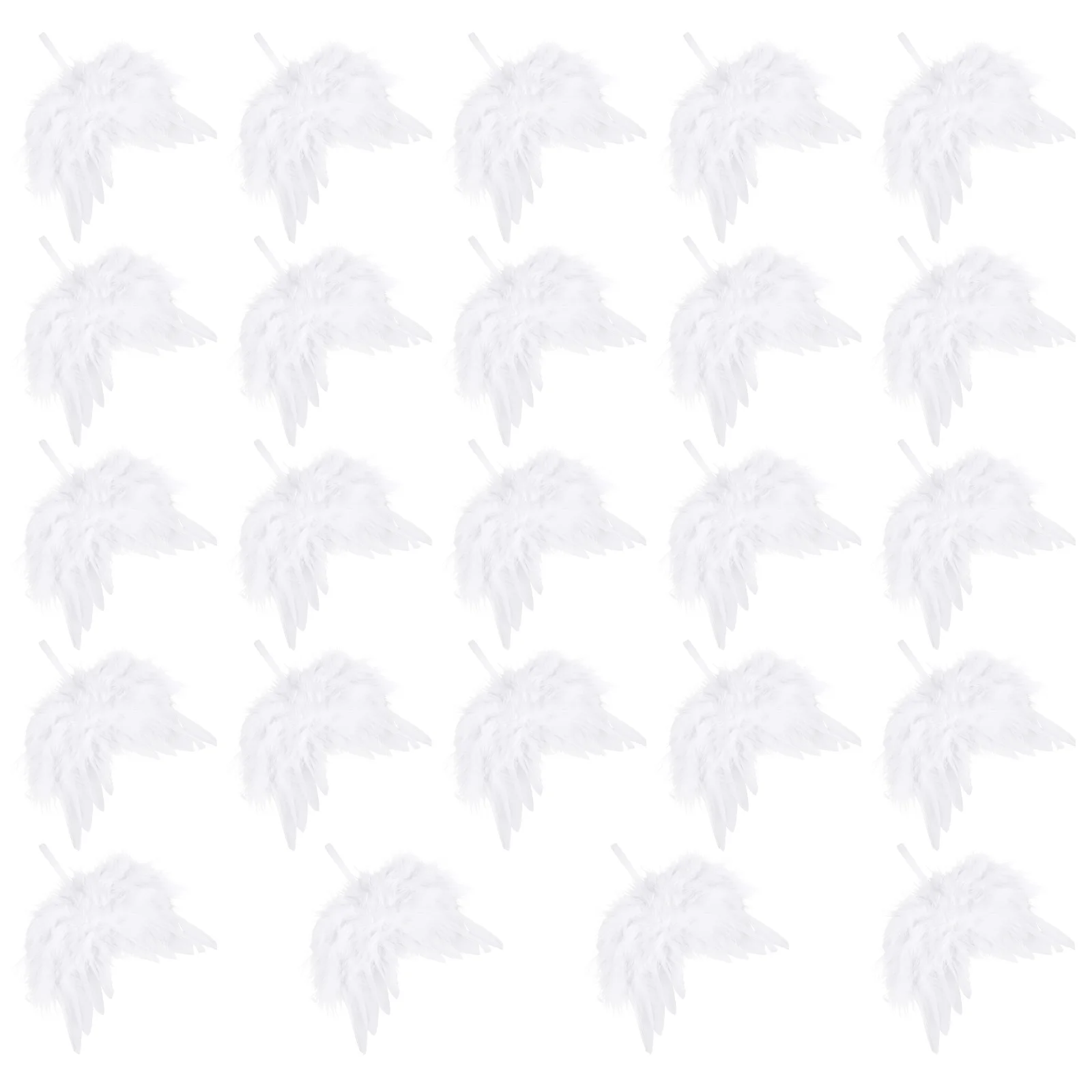 

24Pcs Wing Ornaments Ornaments for Christmas Tree Hanging Ornament Wedding Holiday Party Decor