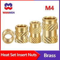 thread brass knurled inserts nut heat set insert nuts embed parts female pressed fit into holes for 3d printing injection nut