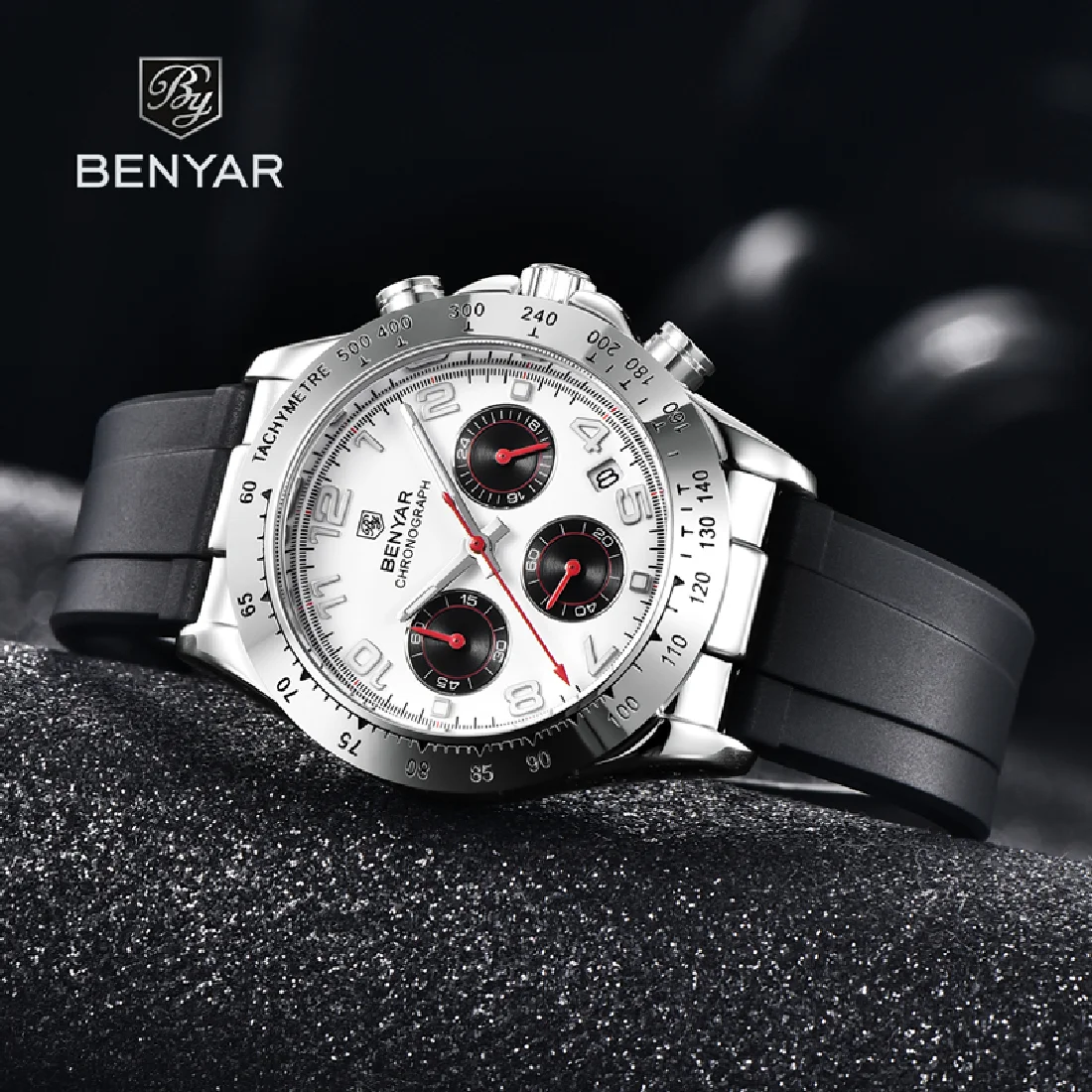 

Часы наручные BENYAR Мужские кварцевые, брендовые Роскошные спортивные водонепроницаемые с коробкой