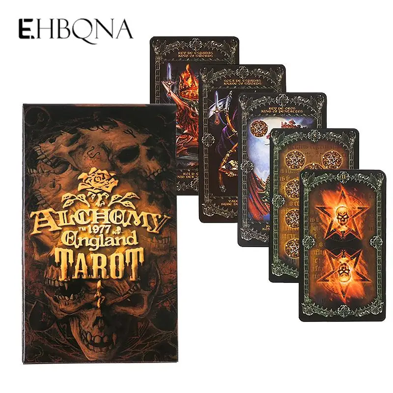 78 шт. настольная игра с картами-Таро и Алхимия английский испанский французский