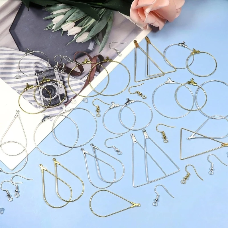 95AB Набор из 200 штук для изготовления сережек крючки ювелирных изделий подвеска