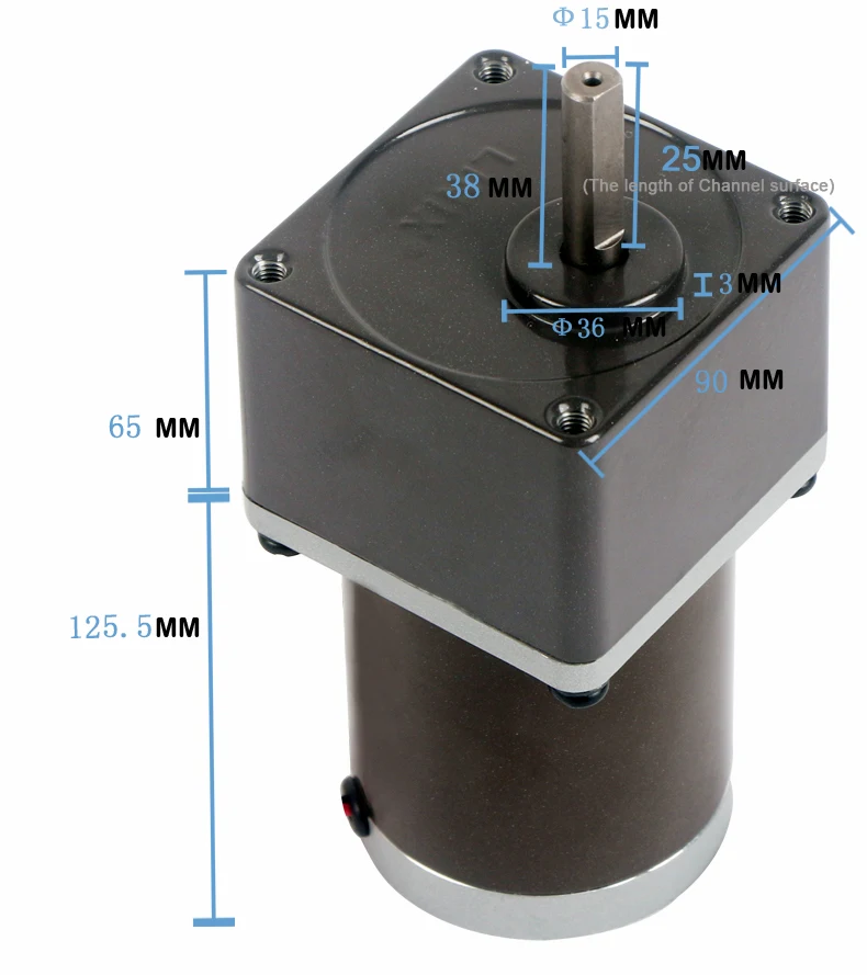 

Wholesale Direct Selling 24V Single Phase Totally Enclosed High Torque 12 V Dc Actuator Motor