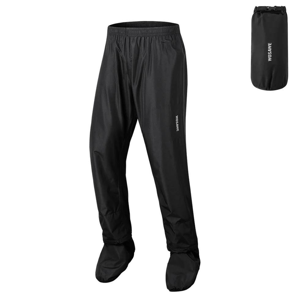 

WOSAWE мужские непромокаемые брюки, бахилы, водонепроницаемые брюки для работы на открытом воздухе, брюки от дождя для мотоцикла, кемпинга, пешего туризма, рыбалки, гольфа