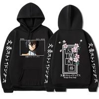 bungo stray dogs cosplay hoodies men women funny japanese anime hoodie osamu dazai graphic printing sweatshirts unisex tops male