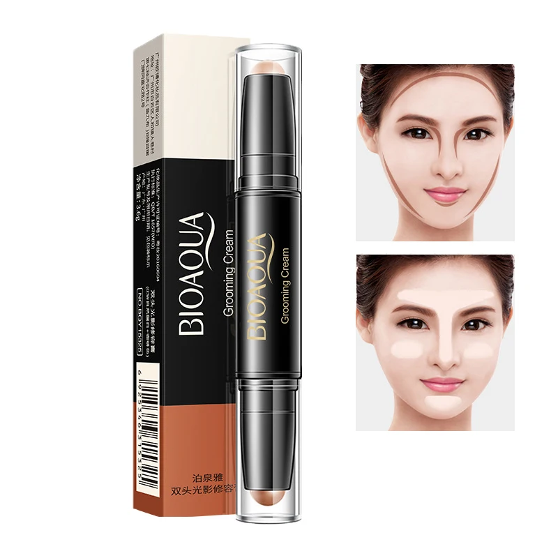 

Women Highlighter Face Concealer Contouring Bronzers Highlighters Pen Cosmetic 3D Makeup Corrector Contour Stick Cream Pro
