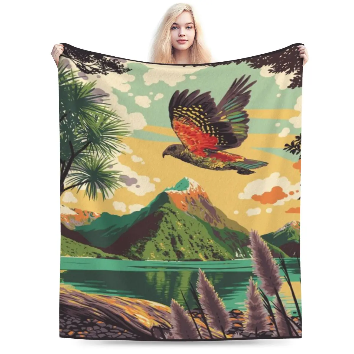 Milford Sound Ультрамягкое одеяло из микрофлиса