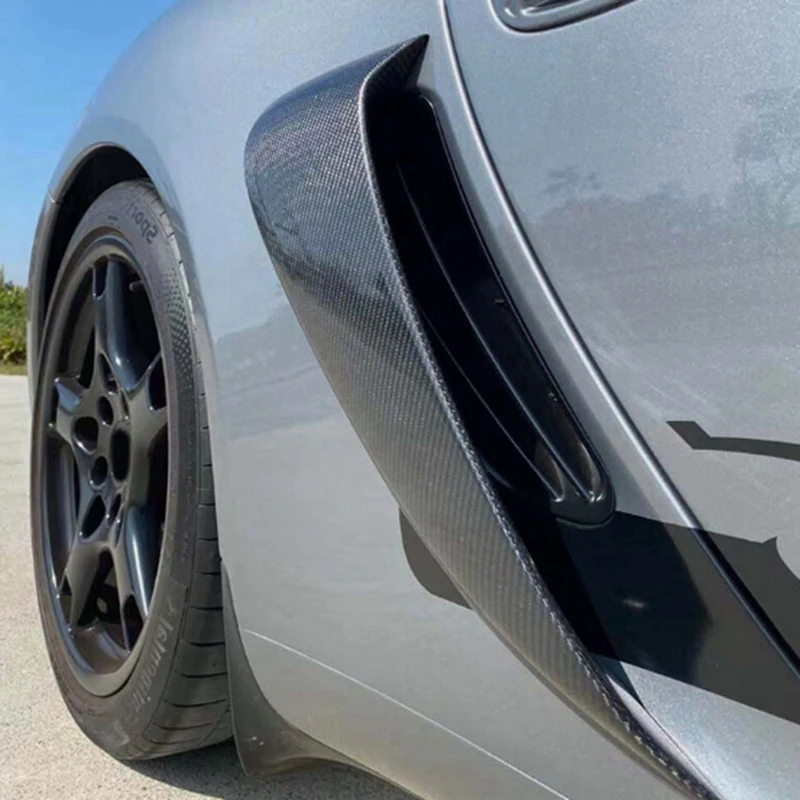 Боковые вентиляционные отверстия из настоящего углеродного волокна для Porsche 987