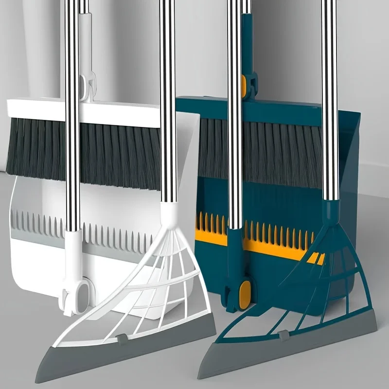 

1 компл. Метла Совок и скребок комбинированная с длинной ручкой для дома кухни комнаты офиса лобби пользования Вертикальная Бытовая Метла Совок