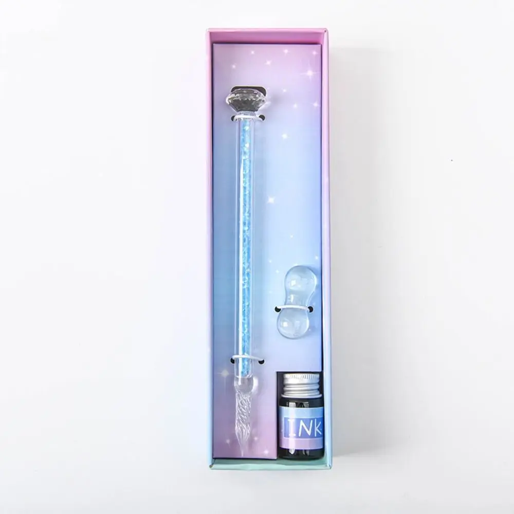 Ручка для письма стеклянная ручка с кошачьим когтем перьевые ручки чернилами