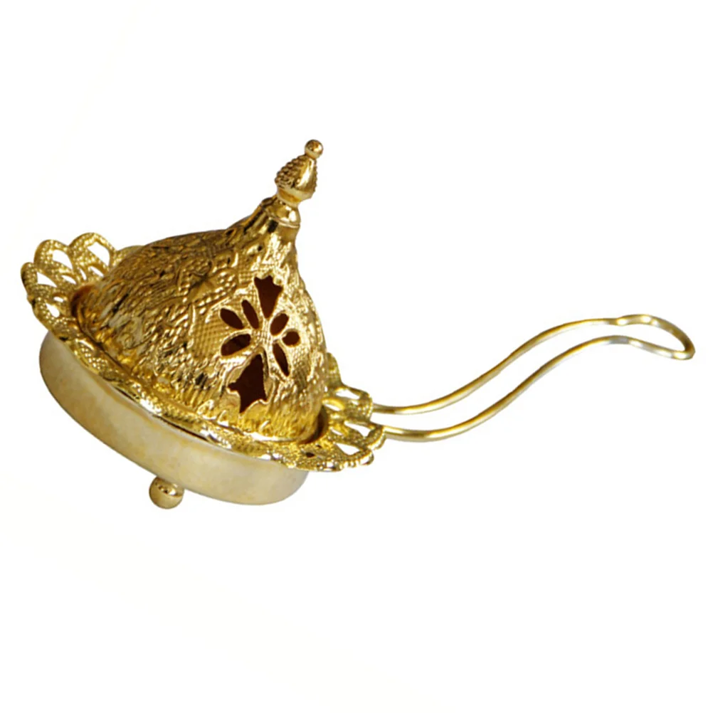 

1pc Wedding Candlestick Bakhoor Burner Golden Tibetan Chinese Arab
