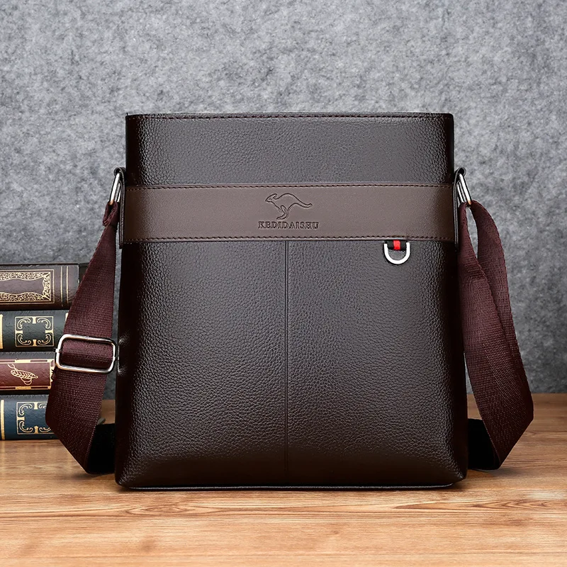 Luxury Men PU Leather Shoulder Bag Fashion For Crossbody New Designer Messenger Bags Male Luxurious Brand Men's Handbag