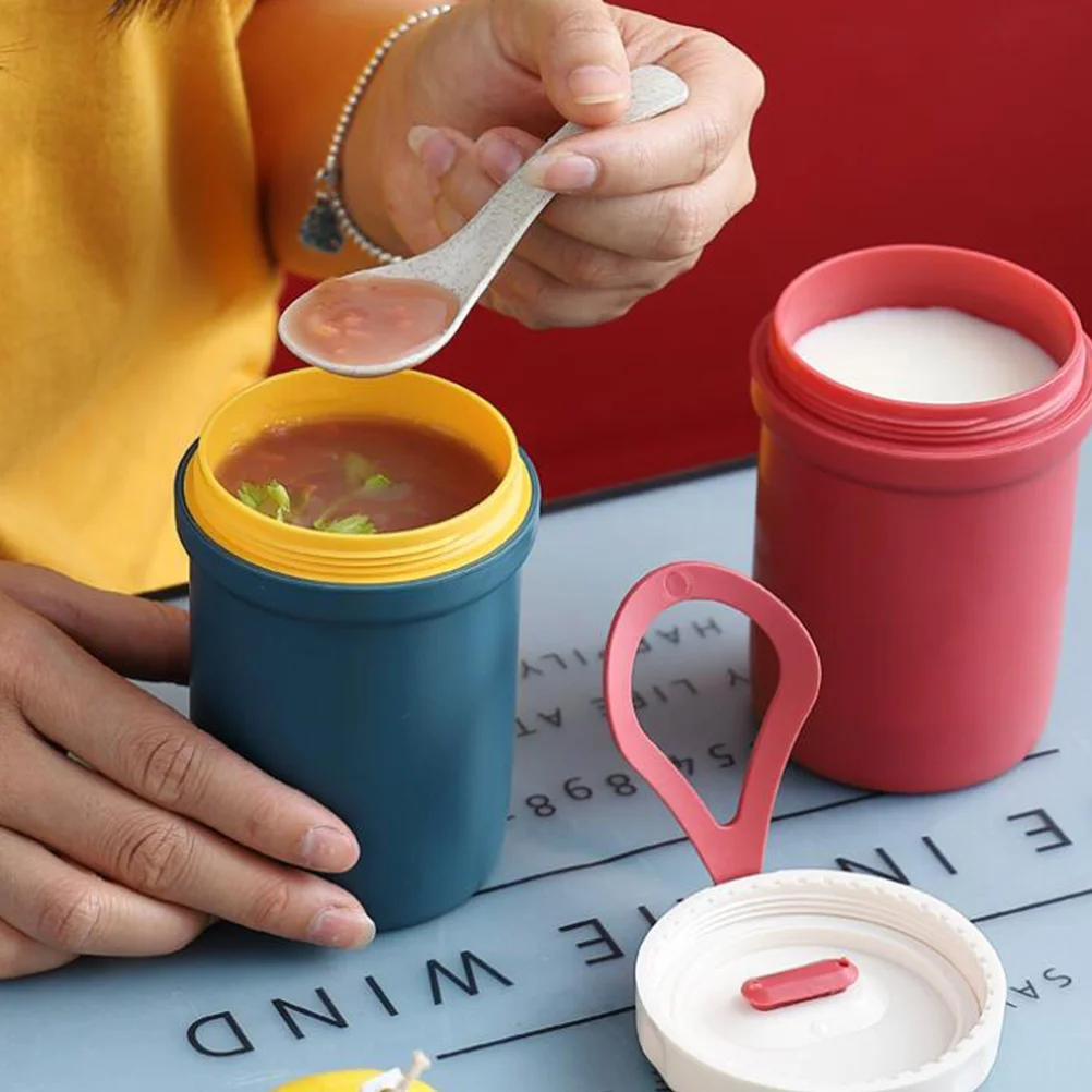 

Porridge Soup Cup Glass Terrarium Lid Travel Soup Cup Work Lunch Mug Coffee Cup Picnic Meal Flask Travel Breakfast Jar Student