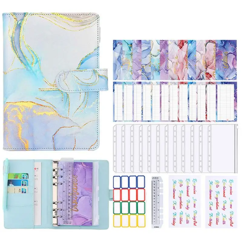 

A6 Cash Budget Binder A6 Cash Envelope Binder Money Book Organizer Colored Budget Planner A6 Binder Cash Stuffing Envelopes
