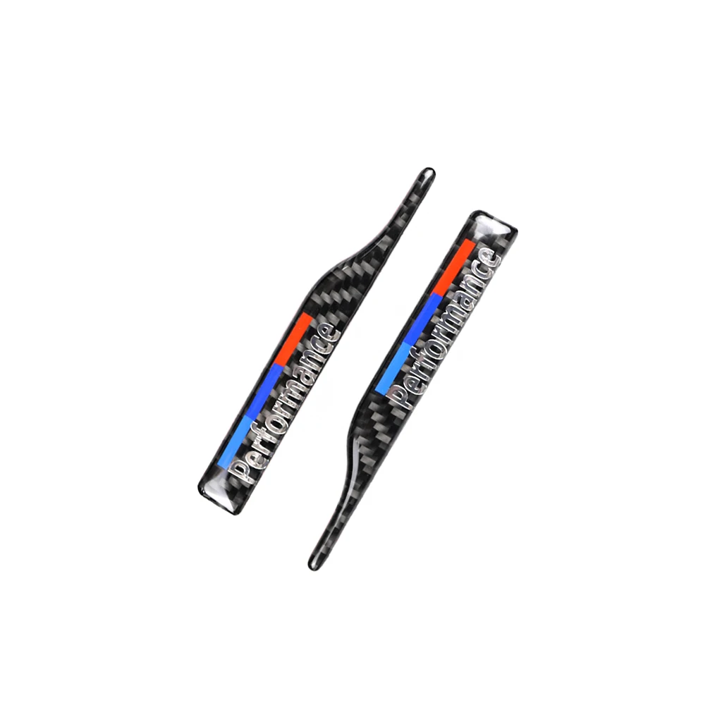 

2Pcs Car Sticker Anti-collision Strip Carbon Fiber Rearview Mirror Anti-rub Trim For BMW Performance X3 X4 X5 Детали экстерьера